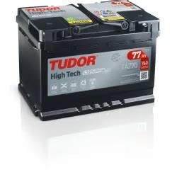 Tudor TA770. Car battery Tudor 77Ah 12V.